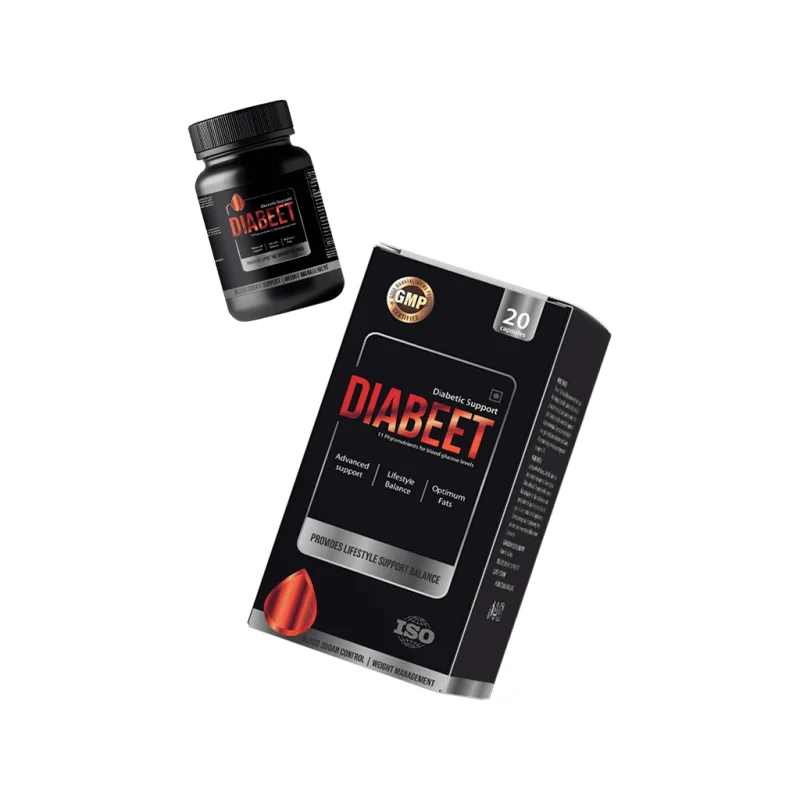 Diabeet — बोतल और बॉक्स एक साथ